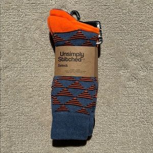 NWT 3-pack men’s socks, Size 7-12